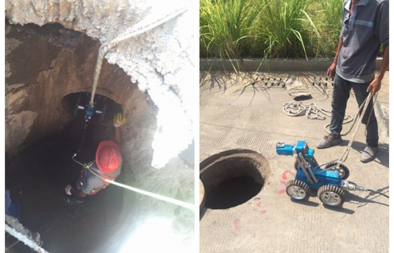 管網(wǎng)檢測(cè)機(jī)器人投入使用，以科技助力公路施工